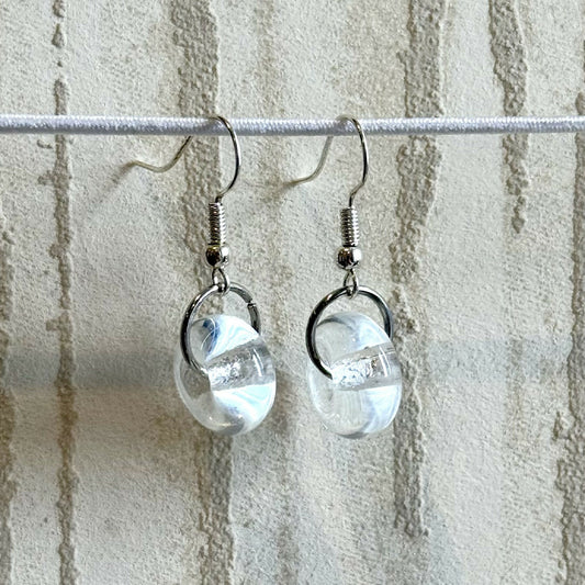 Boucles d'oreilles - Perla Cristal - Perles en verre de Murano