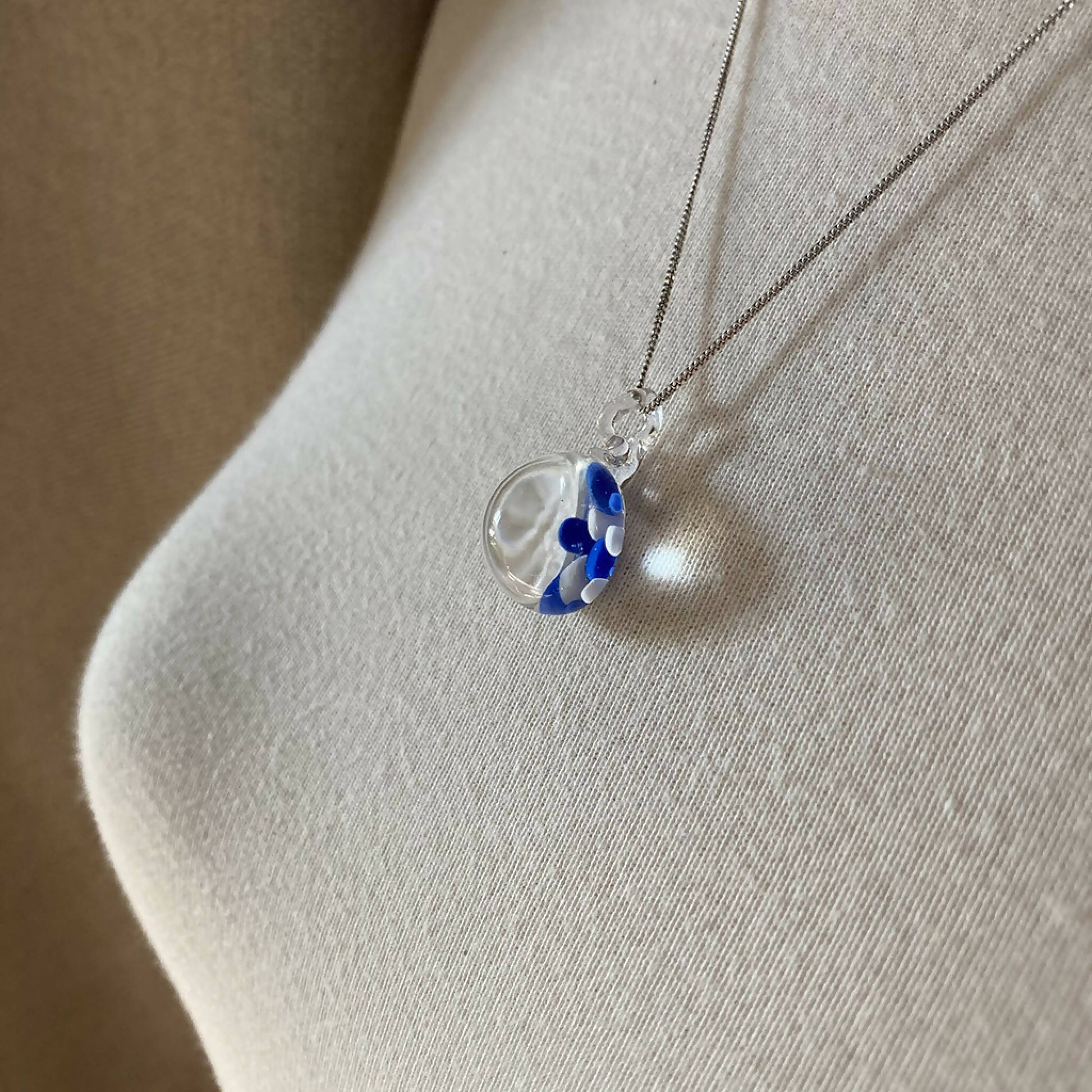 Anémone 8 perle en verre murano artisanat français