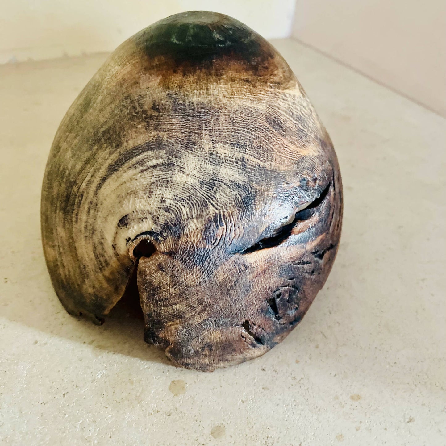 Bol bois artisanal sculpte fait main artisanat francais