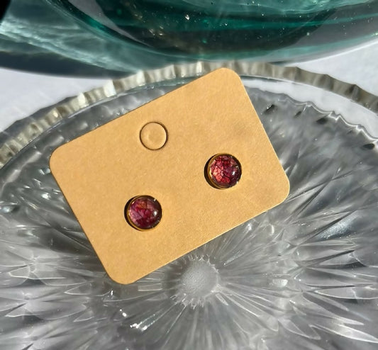 Boucles d'oreilles Bougainvillier