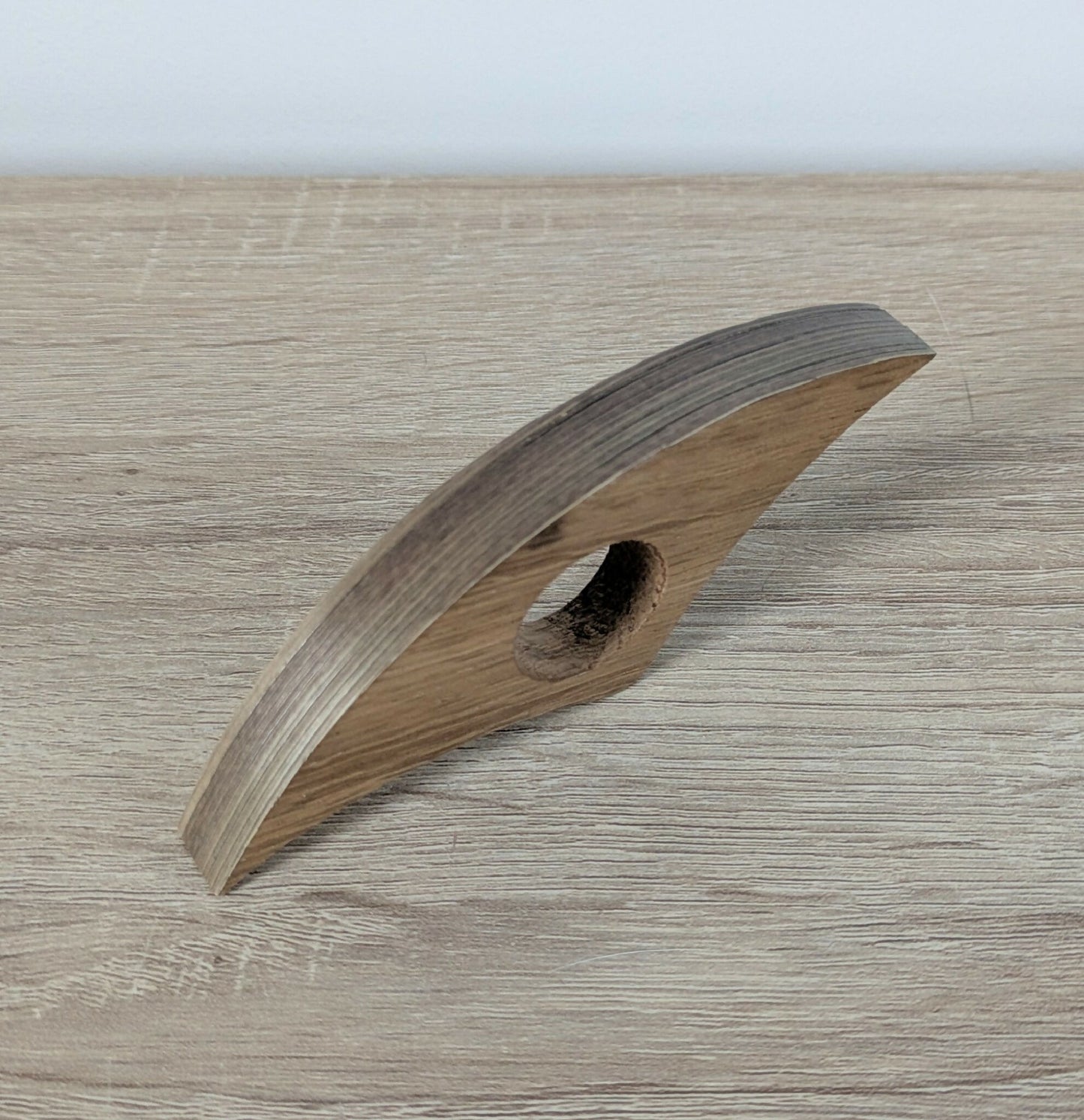 Bague de lecture avec Marqueterie de Paille Bronze Marron