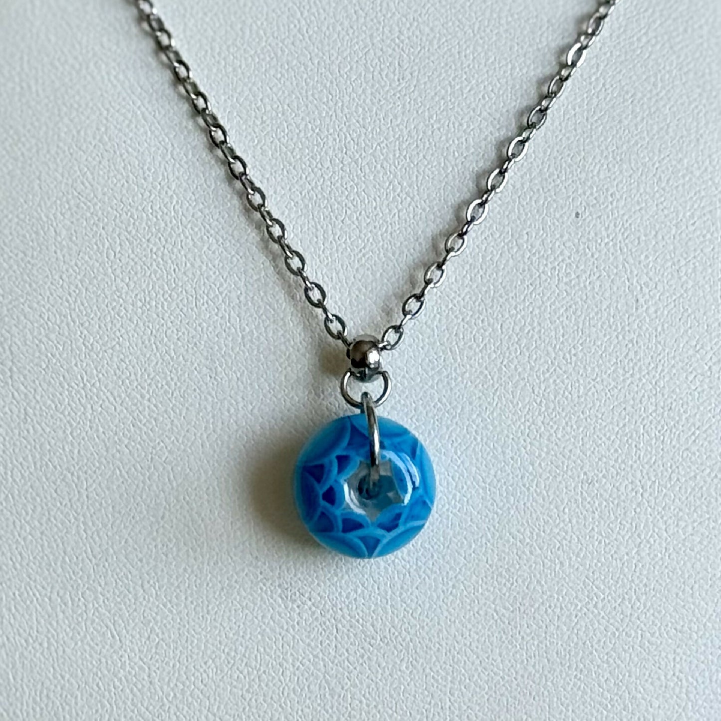 Collier - Artichaut Pacifique - Perle en verre de Murano
