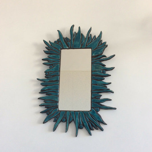Miroir raku mosaïqué
