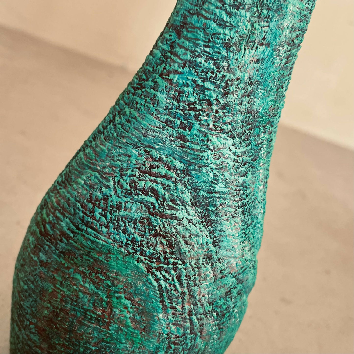 Soliflore bois sculpte fait main artisanat francais