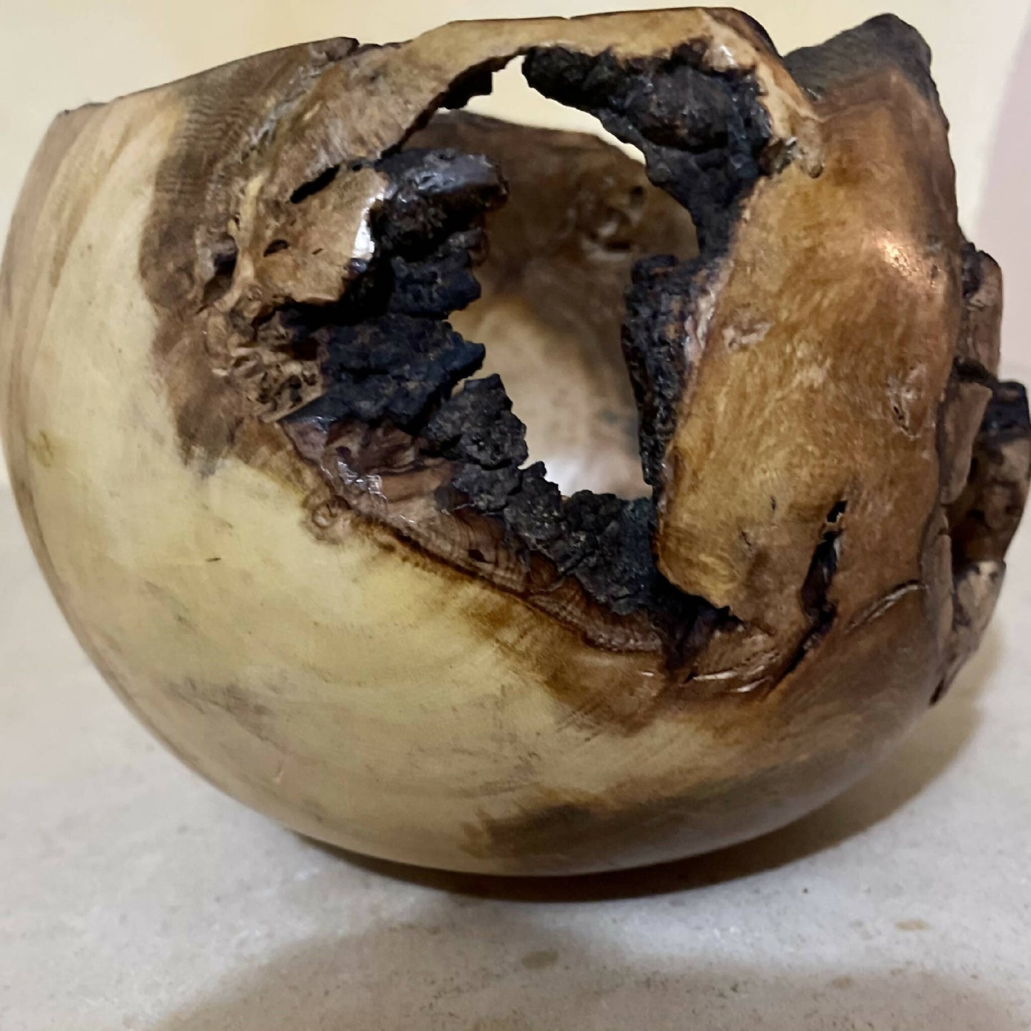 Vide poche bois sculpte fait main artisanat francais