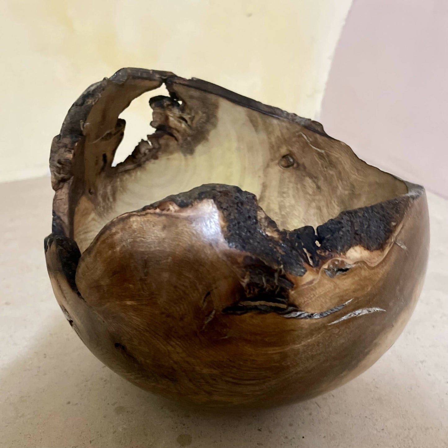 Vide poche bois sculpte fait main artisanat francais