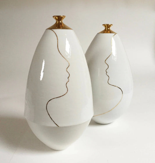 Vase soliflore Visages
