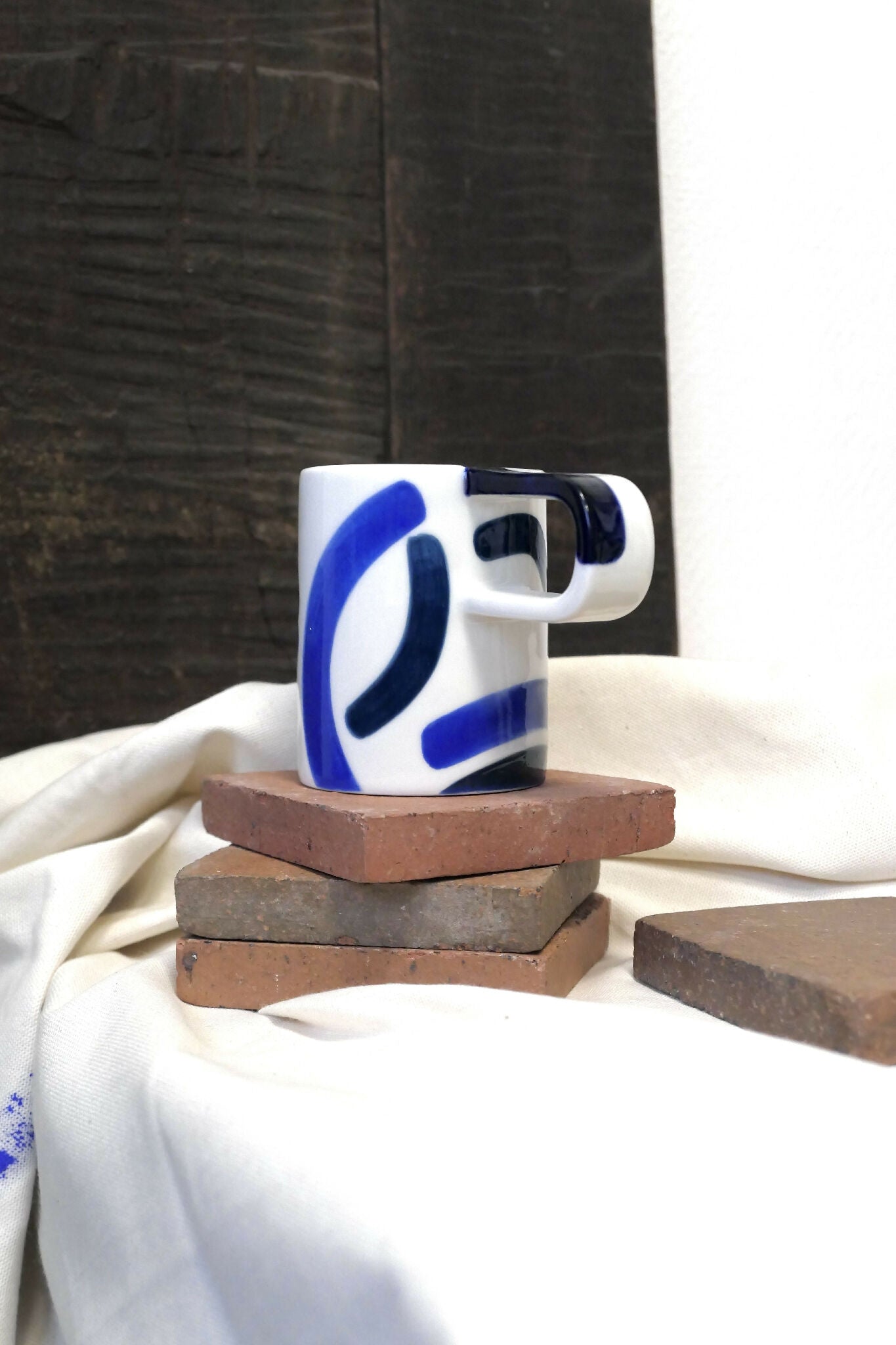 tasse_porcelaine_large anse_méditerranée_bleu