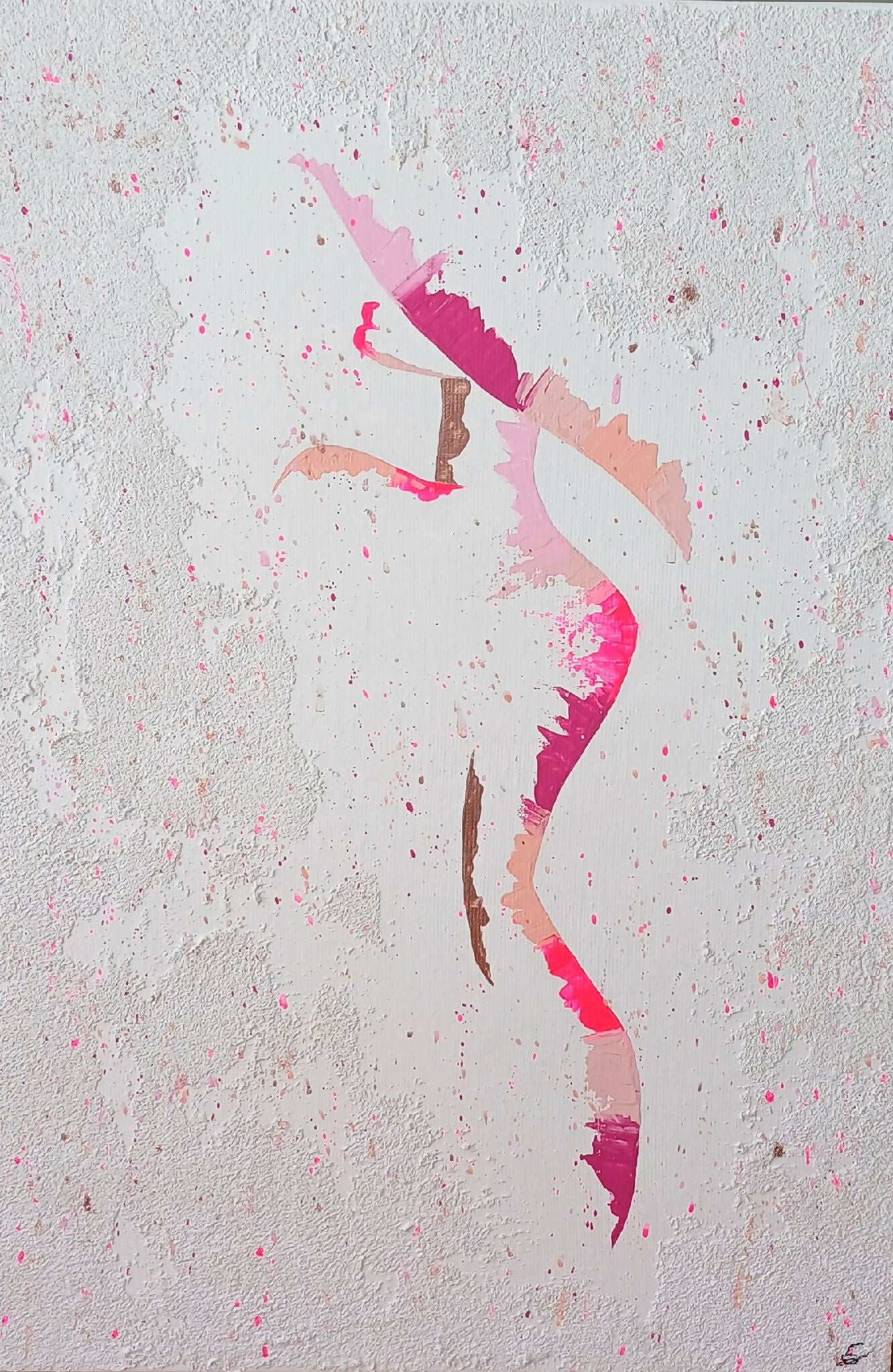 184. dame au chapeau. 38X55. Mars 2025