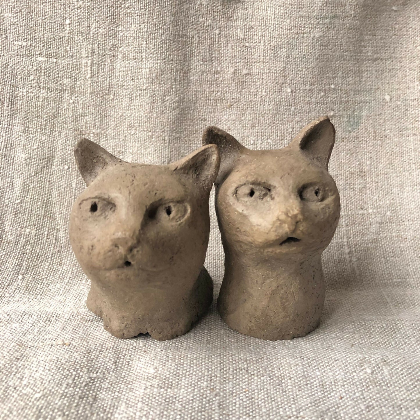 Sculpture en argile - Petit chat #1