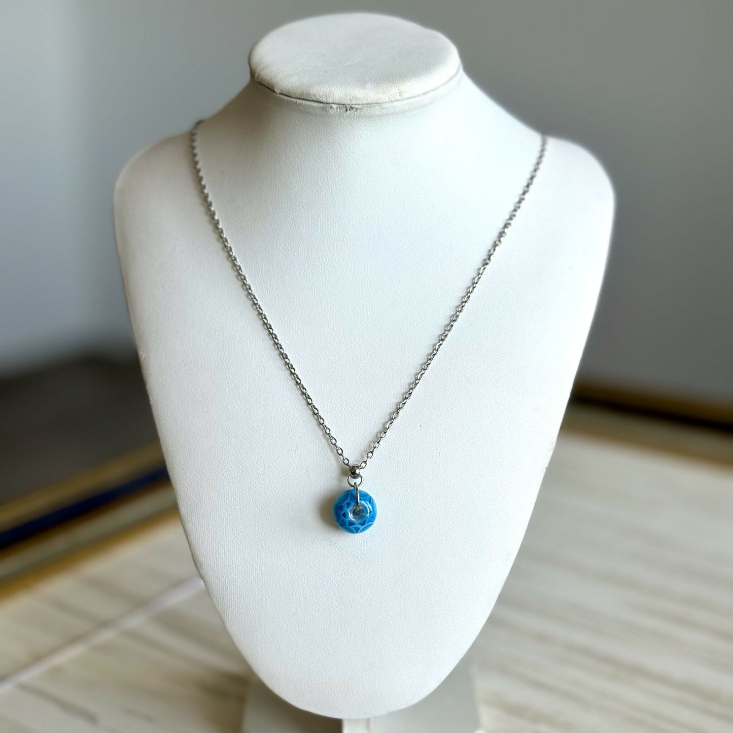 Collier - Artichaut Pacifique - Perle en verre de Murano