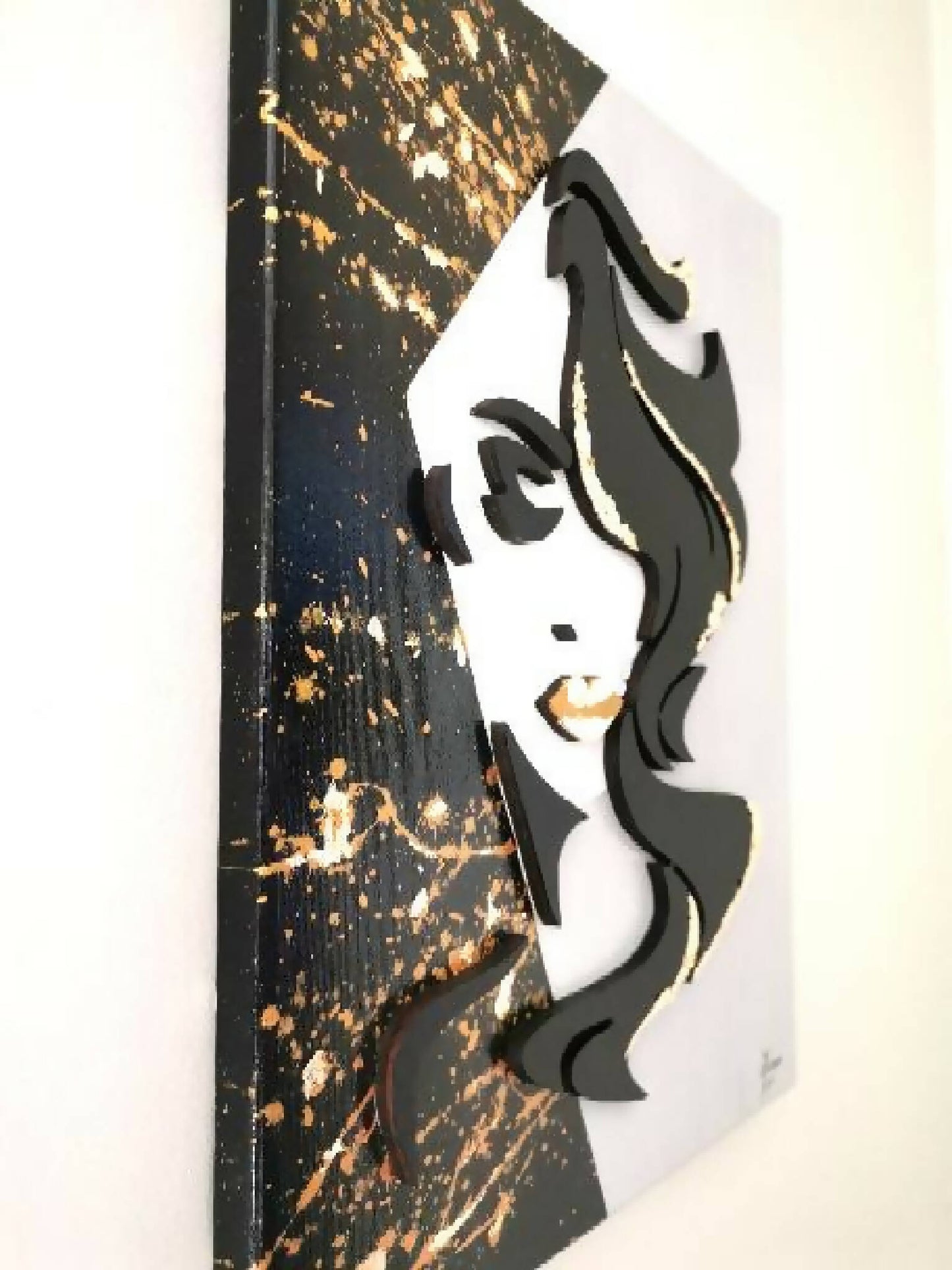 tableau-mural-décoration-artistique-unique-femme