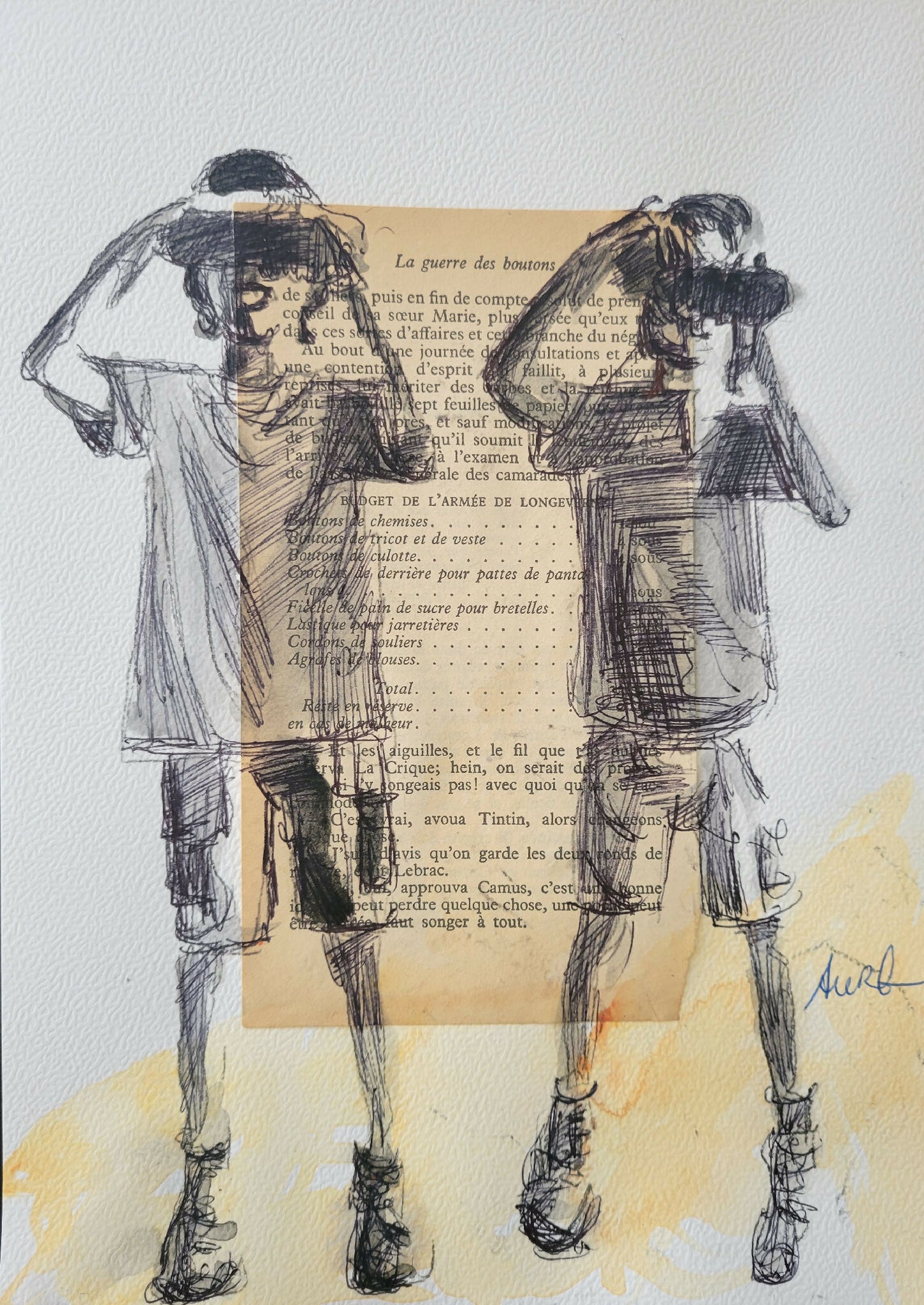 tableau-oeuvre-originale-signee-dessin-collage-artiste-francaise-11