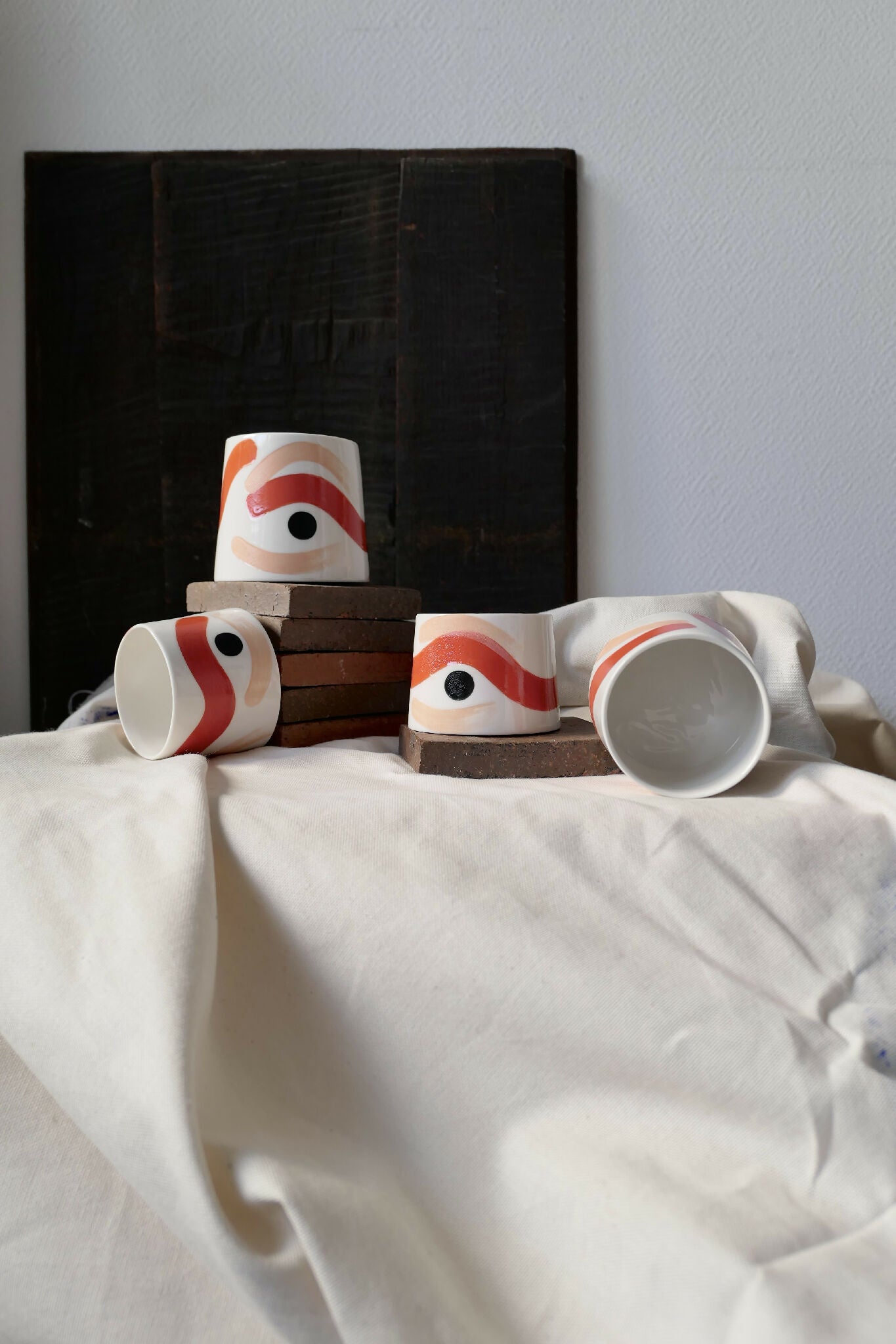 tasse_porcelaine_méditerranée_vermillon_rouge