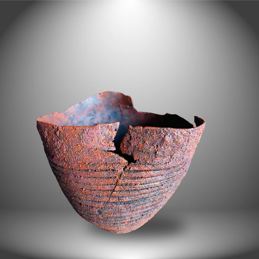 Vase en bois - Tesson strié