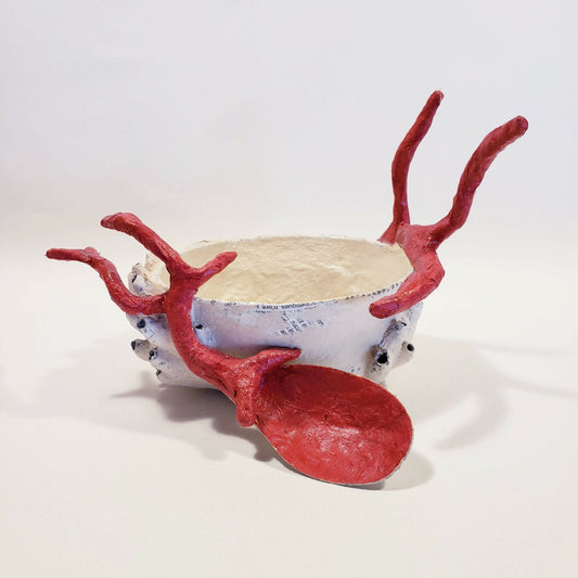 Sculpture - Coupelle et sa cuillère