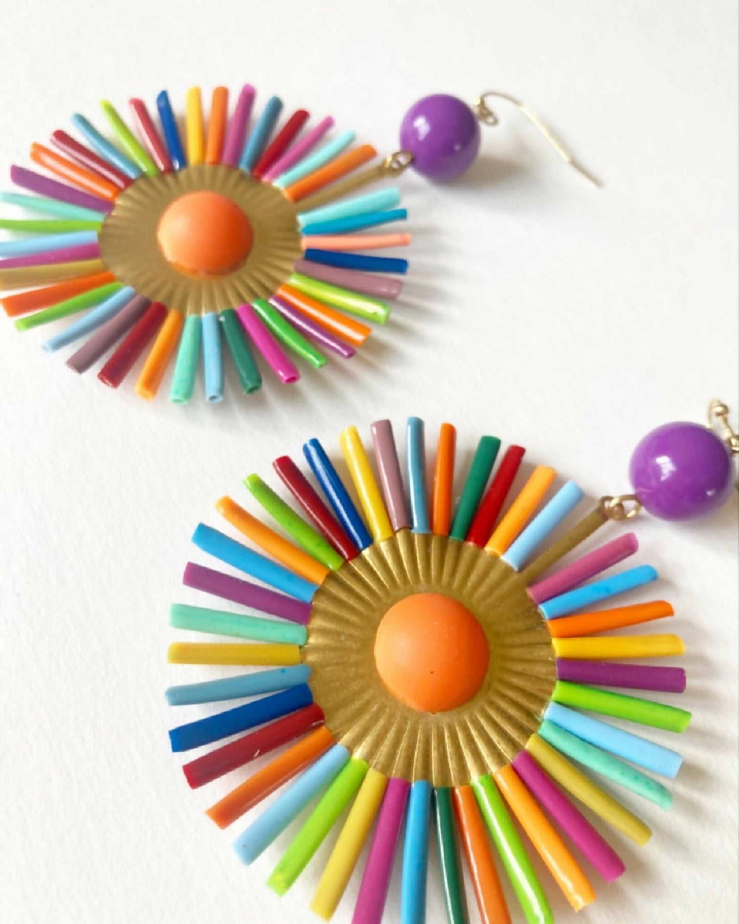 Boucles d'oreille Grand Soleil