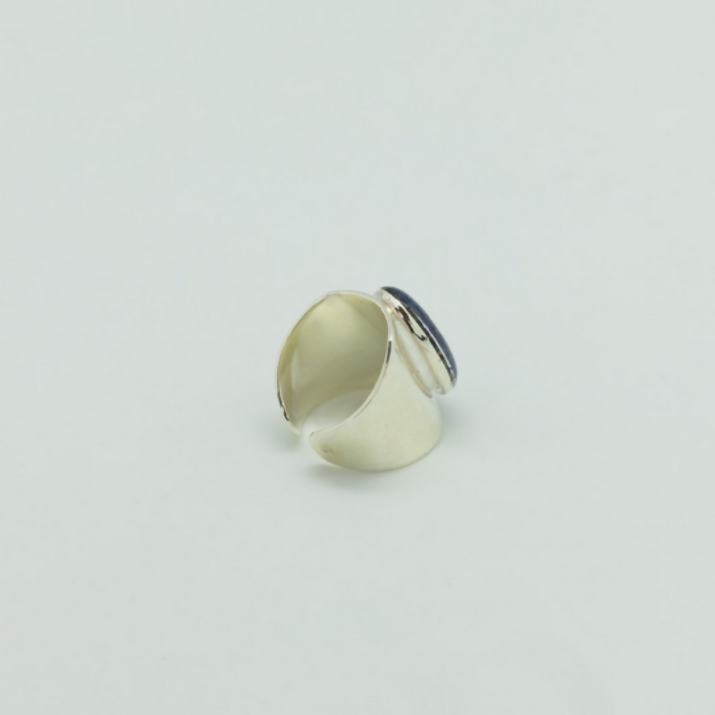 Bague Silver Cocotte - Cuir de galuchat