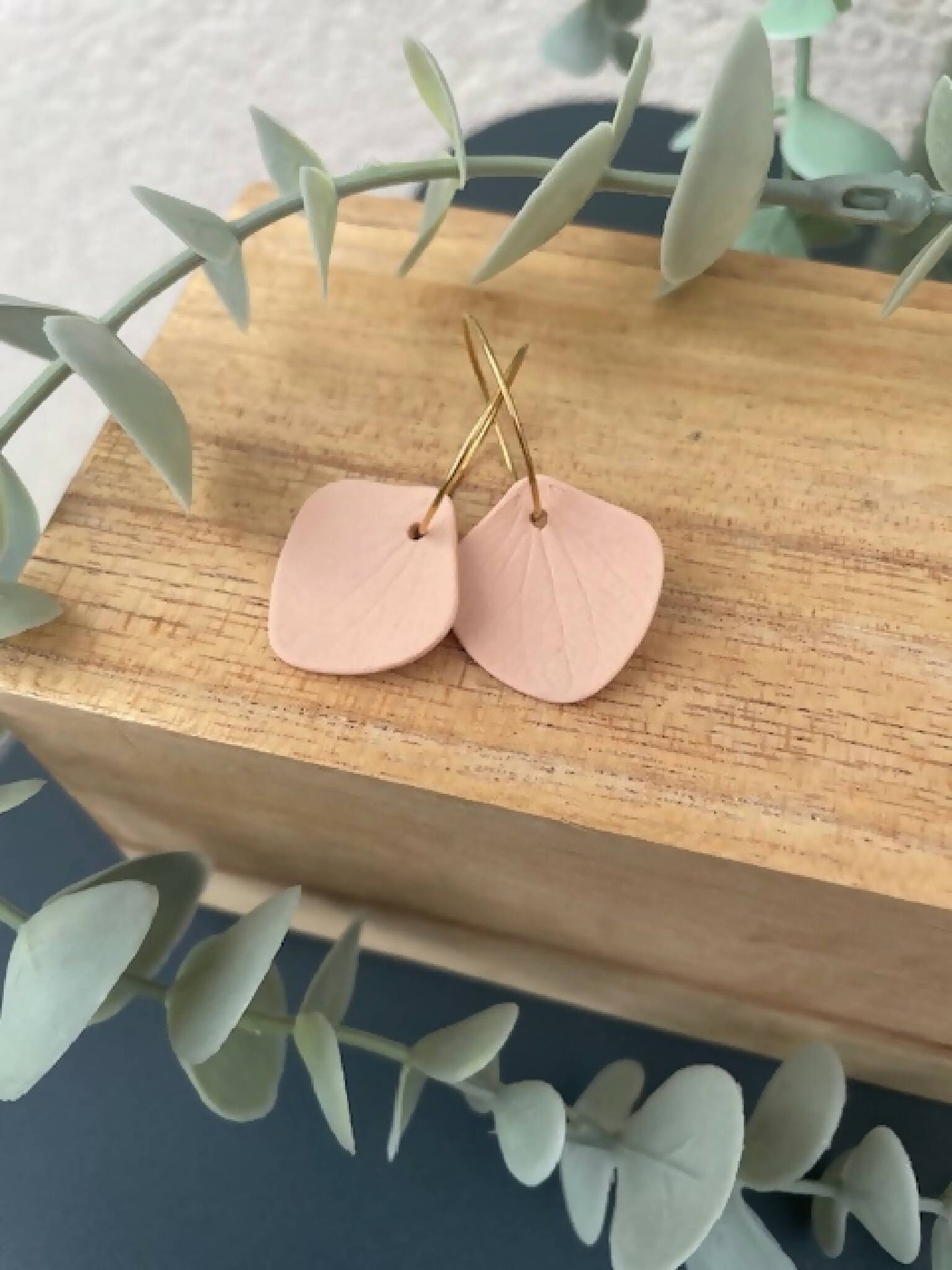 Boucles d'oreille créoles collection Hortensia unie pour femme