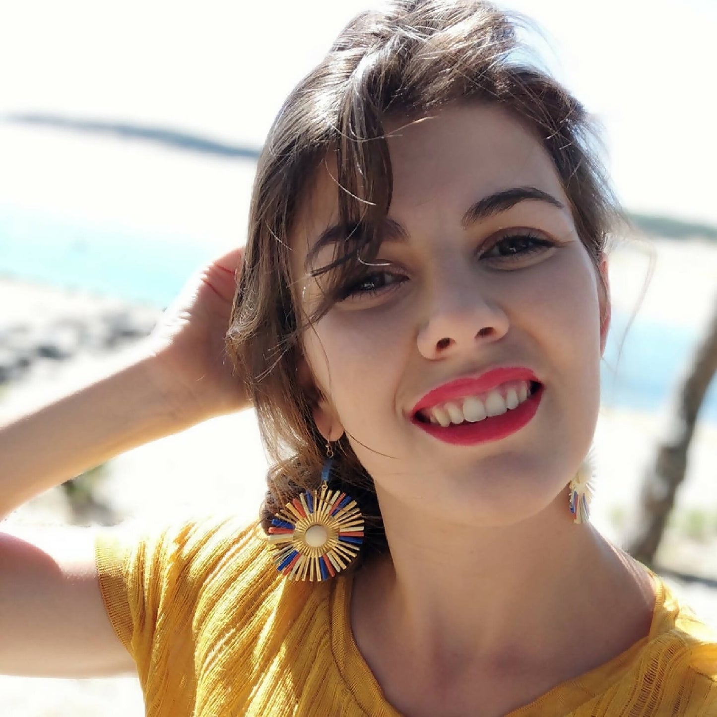 Boucles d'oreille Grand Soleil