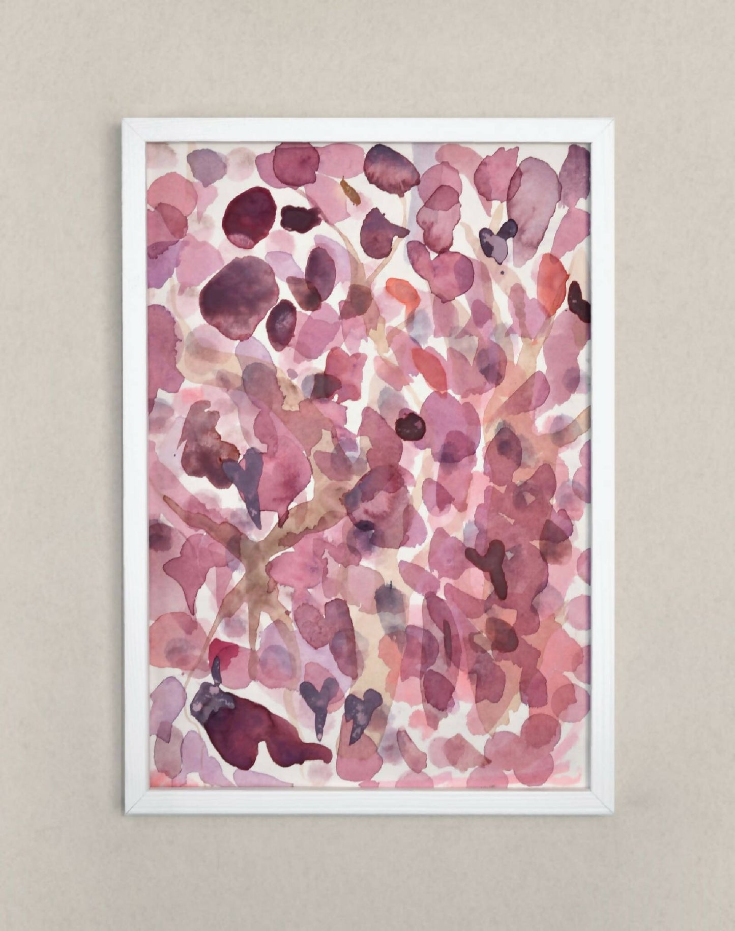 toile originale aquarelle authentique signée par l'artiste