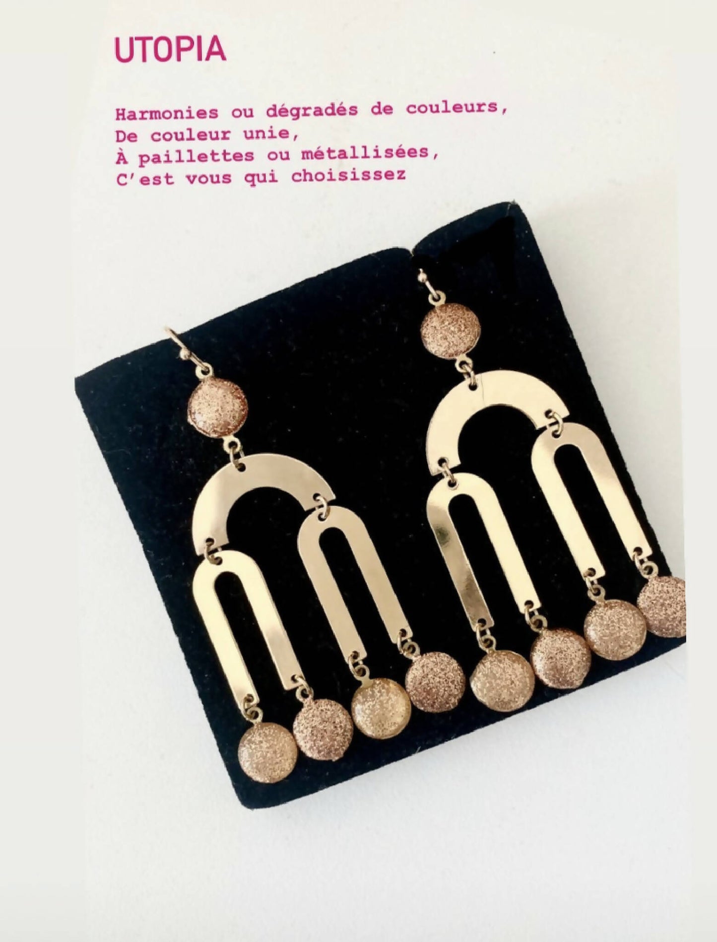 Boucles d'oreilles Utopia