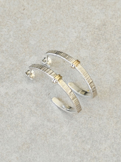 Boucles d'oreilles Courbe Précieuse