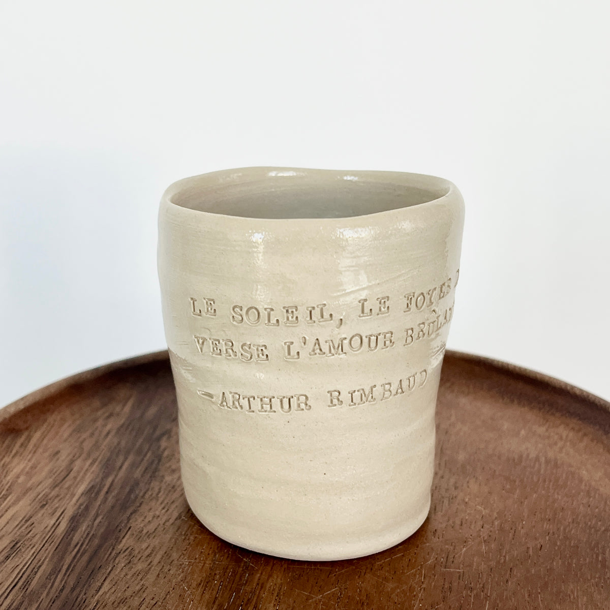 Tasse-poème RIMBAUD Soleil et chair
