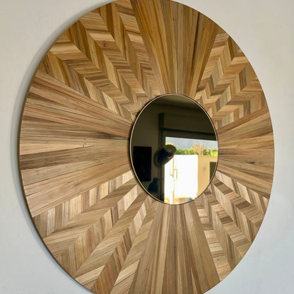Miroir Rondeur de paille — Grand format