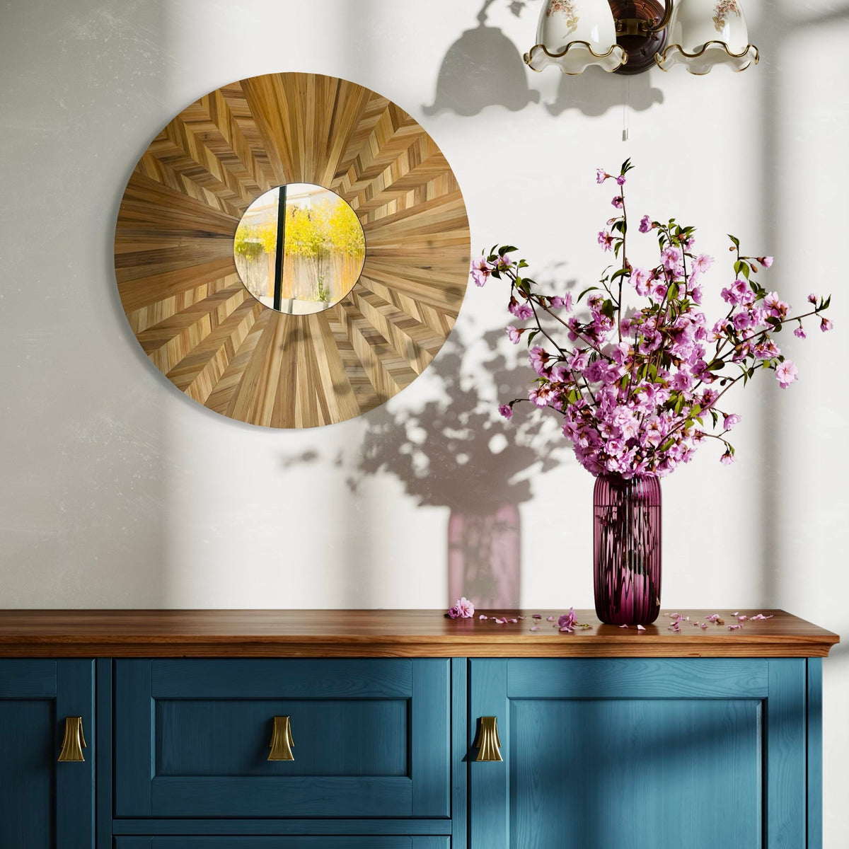 Miroir Rondeur de paille — Grand format