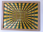 tableau en marqueterie de paille
