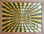 tableau en marqueterie de paille