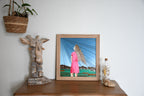 tableau en marqueterie de paille