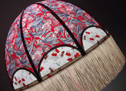 Abat-jour rétro en papier japonais "Séléna".