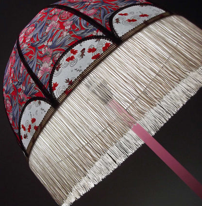 Abat-jour rétro en papier japonais "Séléna".