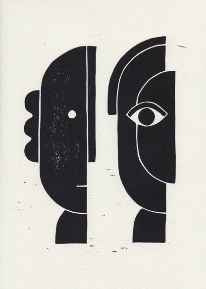 Linogravure - LA CONFIDENCE