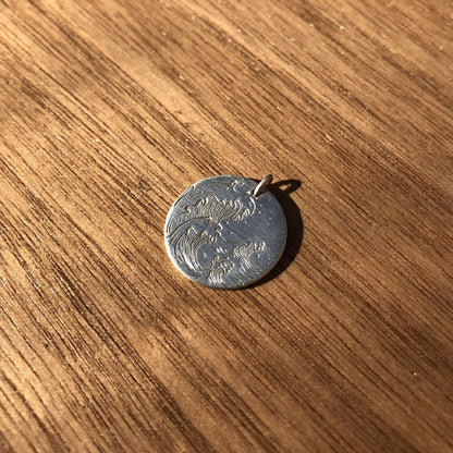 Médaille Vague - Argent 925
