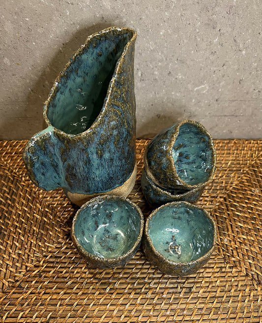 broc + 4 tasses