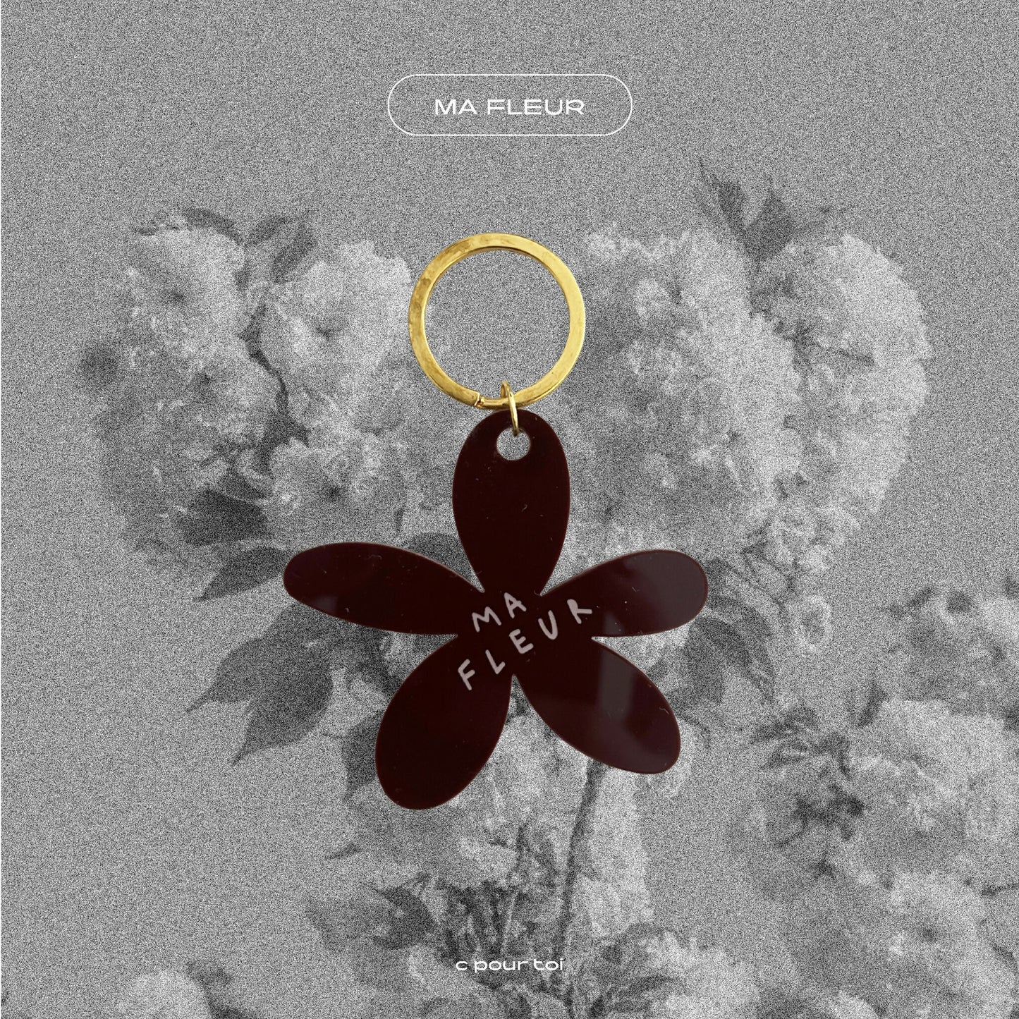 Porté-clés ・ Ma fleur