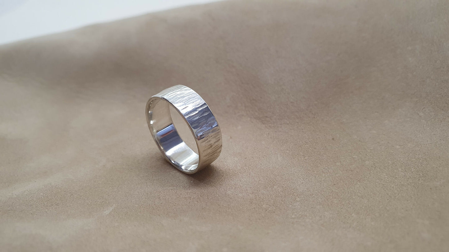 Bague "Sillage" en argent