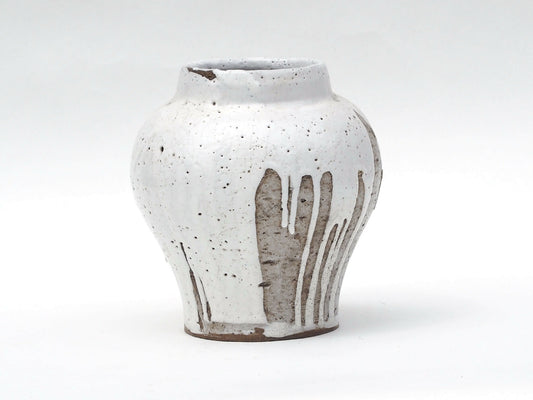 Vase Blanc Wabi Sabi