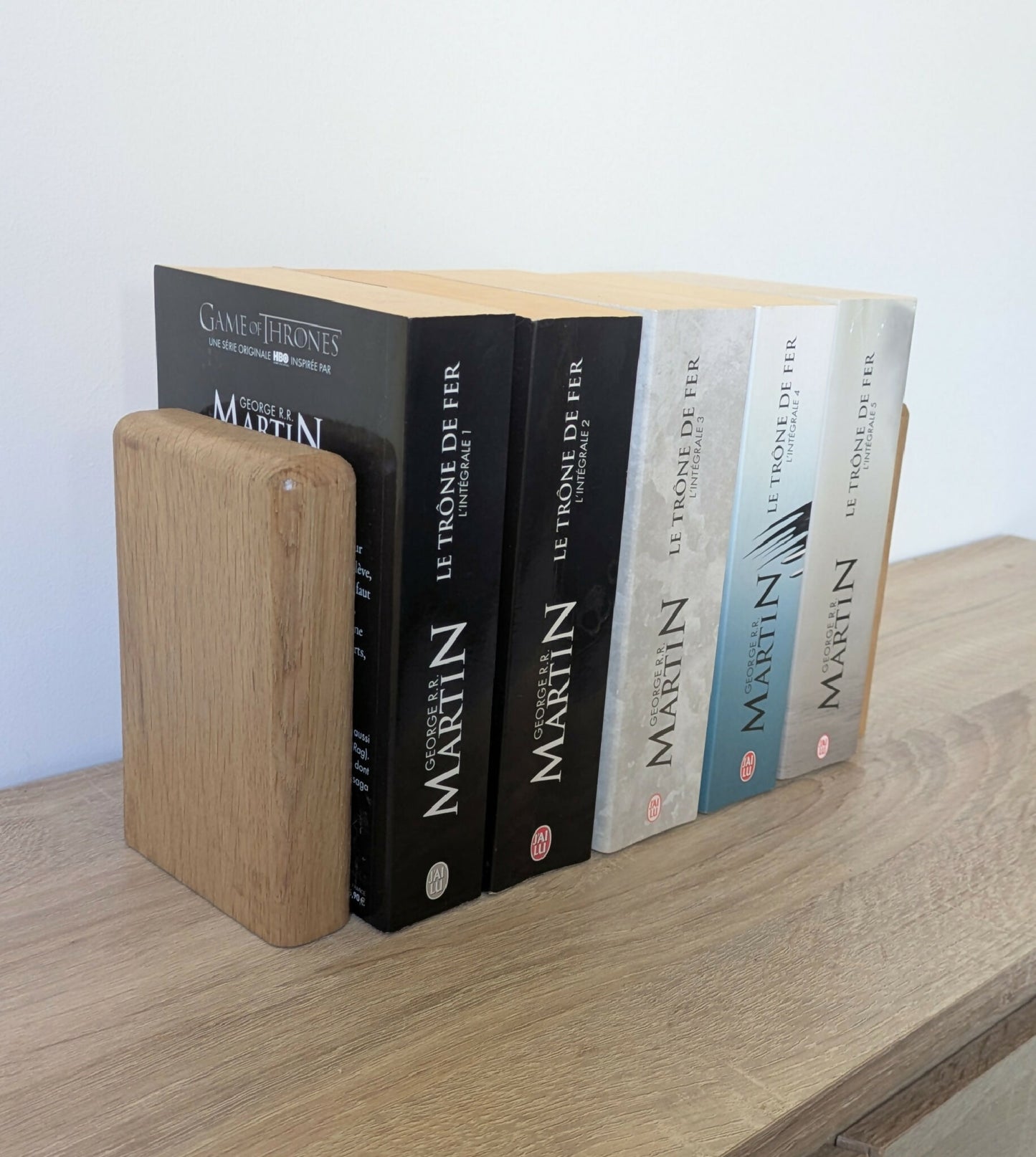 Duo de Serre-livres en Chêne Massif