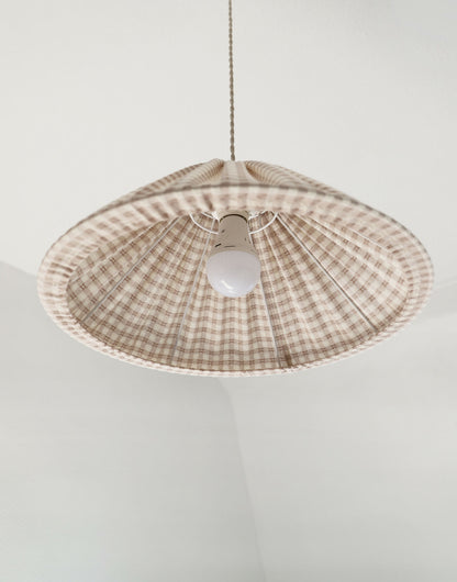 Suspension conique vichy Malala "petits carreaux"