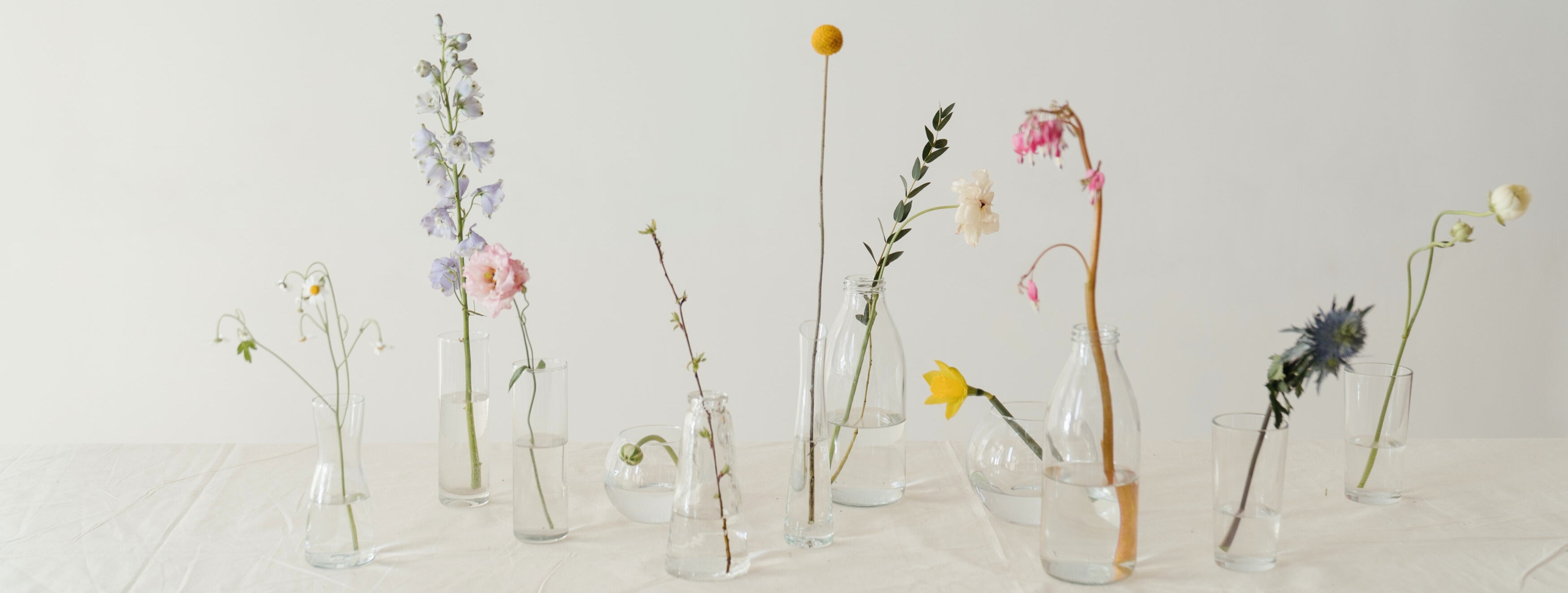 Objets de décoration en verre