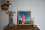 tableau en marqueterie de paille