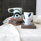 tasse_porcelaine_large anse_méditerranée_vert