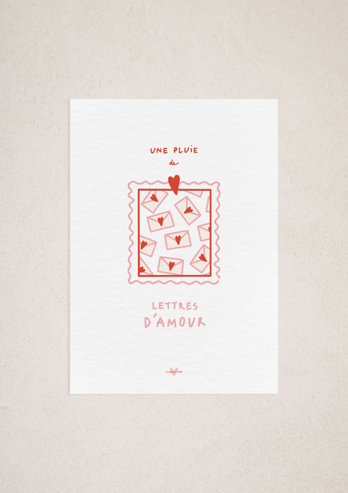 SOFT RAIN ・ Affiche