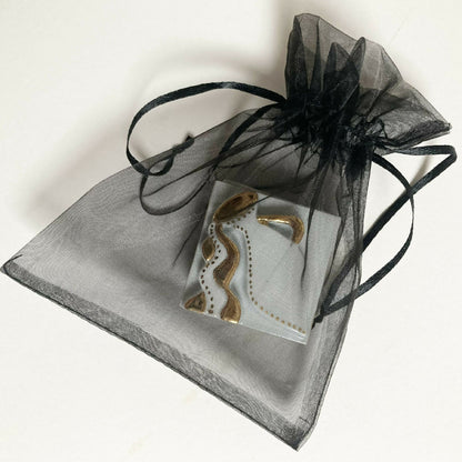 Boite à bijoux "Verseau" en porcelaine