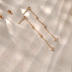 Boucles d'oreilles pendantes Étoile