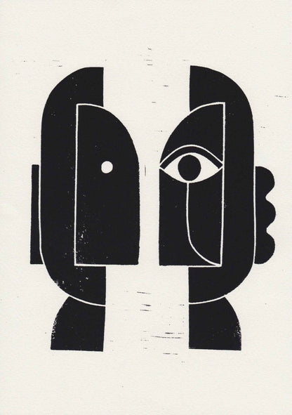 Linogravure - PREMIER REGARD